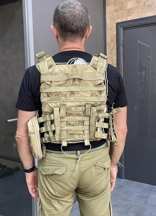 Плитоноска с подсумками объемными, жандарм, с системой молли, mikado, plate carrier molle placard2 фото