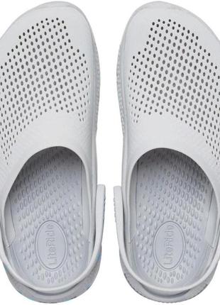 Сабо, клоги крокс crocs literide 360 clog серые м7w9/39-40/260mm..2 фото