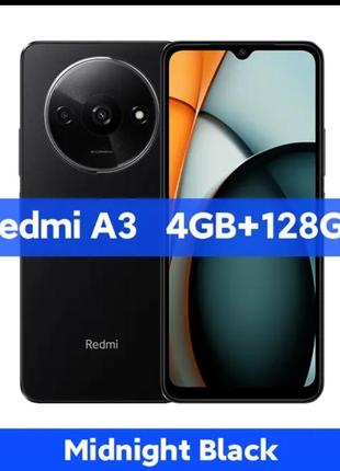 Xiaomi redmi a3 4/128gb black global version( міжнародна версія) чорний