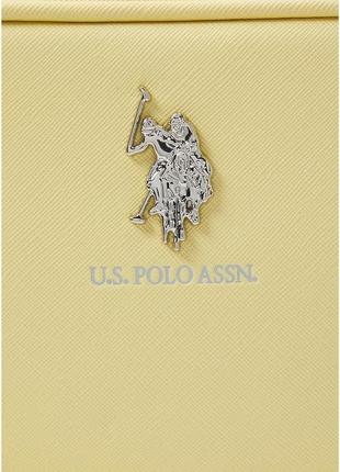 Сумка кроссбоди u.s.polo assn.  желтая, оригинал,юс поло.4 фото