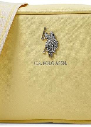 Сумка кроссбоди u.s.polo assn.  желтая, оригинал,юс поло.1 фото