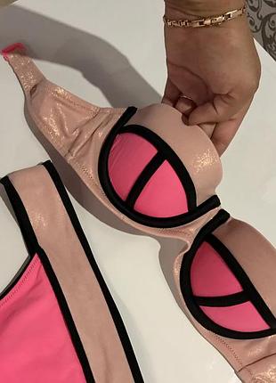 Шикарний купальник victoria's secret victoria яскравий новий triangl