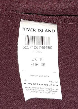 🌿1+1=3 стильне плаття сукня футляр марсала river island, розмір 46 - 487 фото