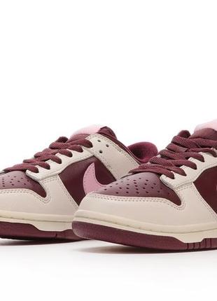 Кроссовки nike sb dunk cherry beige8 фото