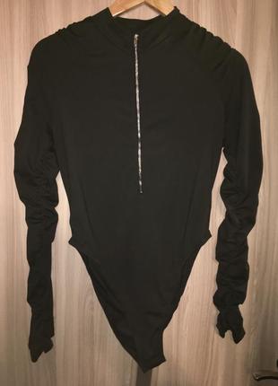 Чорне боді shein