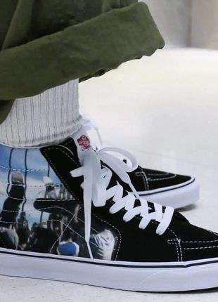 Високі кеди vans × moca sk8-hi9 фото