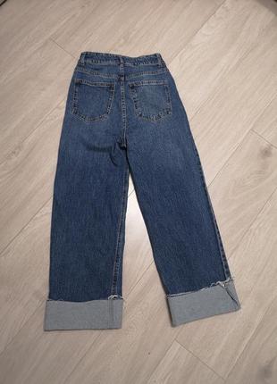 Стильные джинсы h&amp;m, фирменные джинсы, широкие джинсы, широкие брюки, джинсы zara7 фото