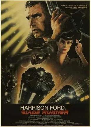 Плакаты постеры на крафтовой бумаге с фильмами 80-х годов размером 42х30см