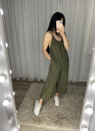 Комбинезон льняной zara6 фото