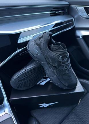 Reebok zig kinetica || all black4 фото