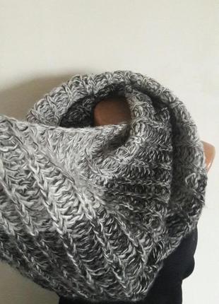 Шарф хомут теплый