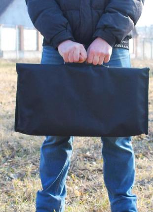 Чехол черный (оксфорд) для мангала-чемодана на 8 шампуров4 фото