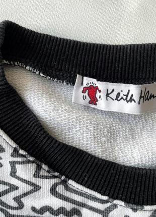 Світшот толстовка жіноча принт keith haring оригінал2 фото