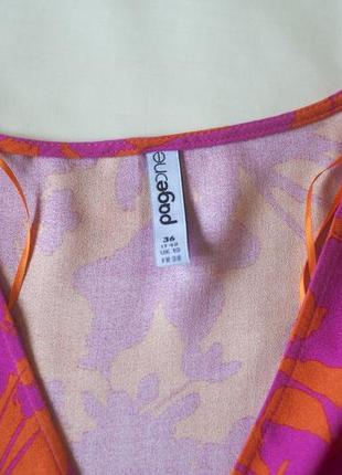 Літня сукня на запах кольору фуксії міді жіноча page one, розмір s, m5 фото