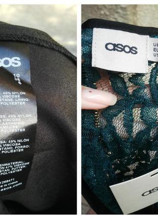 Новое кружевное платье asos с замочком по спинке.5 фото