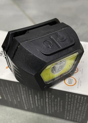 Ліхтар налобний skif outdoor toddler, акумулятор 1200 mah, світіння до 10 годин, датчик руху6 фото