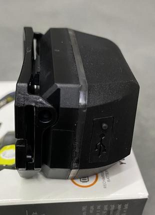 Ліхтар налобний skif outdoor toddler, акумулятор 1200 mah, світіння до 10 годин, датчик руху3 фото