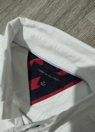 Мужская белая рубашка / tommy hilfiger / мужская одежда / чоловічий одяг / винтажная рубашка2 фото