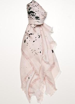 Calvin klein-шикарний великий шарф палантин, льон/модал!