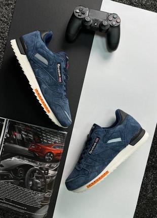 Reebok classic m dark blue white