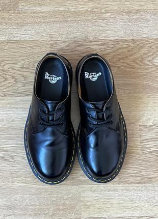 Кожаные туфли dr. martens 37 размера в состоянии новых4 фото
