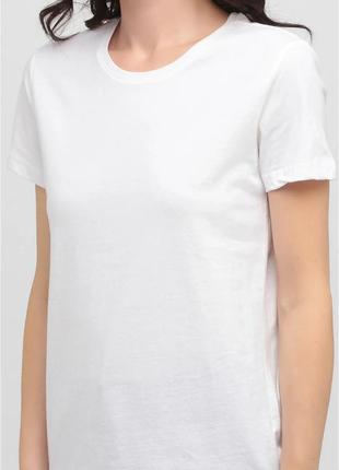 Дитяча футболка stedman біла на дівчинку 100%бавовни з коротким рукавом на обхват грудей 90см s2 фото