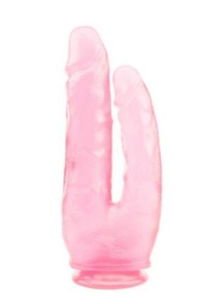 Фаллоимитатор двойной 9.4 inch dildo, pink