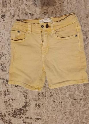 Джинсовые шорты zara 4-5 лет