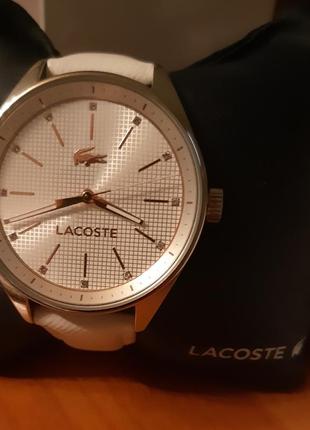 Lacoste cannes women's quartz stainless steel and leather strap casual watch  жіночий годинник — цена 4633 грн в каталоге Часы ✓ Купить женские вещи по  доступной цене на Шафе | Украина #116157631