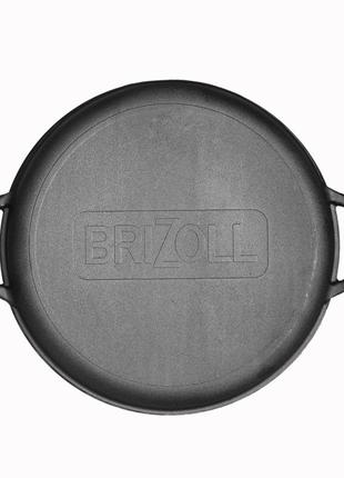 Казан чавунний азійський з кришкою сковородою brizoll тринога підставкою 8 л3 фото