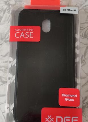 Чохол def xiaomi redmi 8a diamond glass black