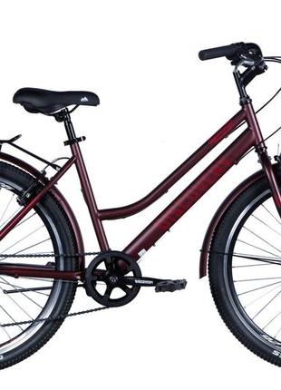Велосипед st 26" discovery prestige woman vbr рама- " с багажником задн st с крылом st 2024 (червоний (м))