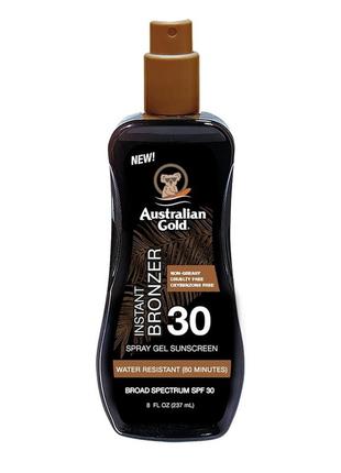 Сонцезахисний лосьйон australian gold instant bronzer spf304 фото