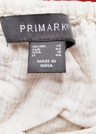 Primark топ летняя блуза женская 14 48 l лёгкая муслиновая5 фото