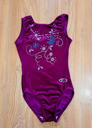 Купальник велюровый для спорта 140-152