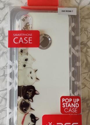 Чохол def xiaomi redmi 7 pop up stand case cat