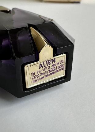 Alien thierry mugler парфюмированная вода миниатюра оригинал!4 фото
