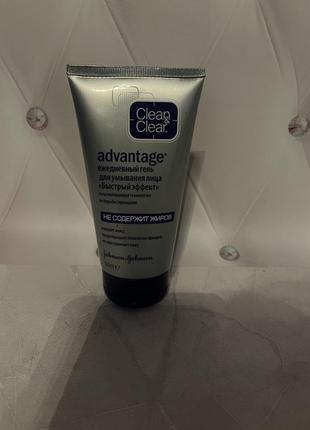 Гель для умывания clean & clear advantage от прыщей, 150 мл