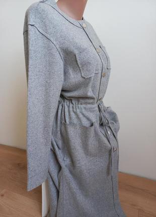 Vam collection light wool плаття пальто вовна 42 розмір4 фото