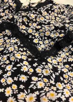 Платье сарафан цветочный принт stradivarius3 фото