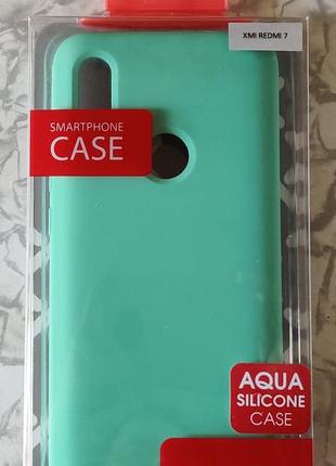 Чохол def xiaomi redmi 7 aqua silicone green