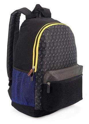 Жіночий міський рюкзак нейлоновий cooper для дівчини щільний текстильний чорний спортивний повсякденний
