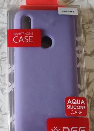 Чохол def xiaomi redmi 7 aqua silicone purple