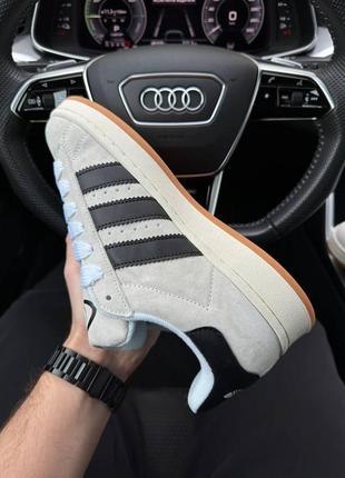 Кросівки та кеди adidas campus 00sbeige black чоловічі замшеві модні крос,кросівки для бігу,кросівки бігові,стильні кросівки, спор3 фото