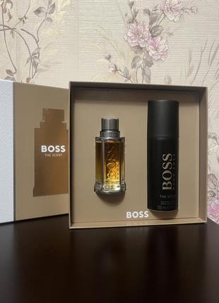 Boss the scent подарочный набор туалетная вода + дезодорант