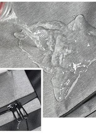 Мужская сумка спортивная нейлоновая brand chengen карман для обуви 28 литров черная7 фото