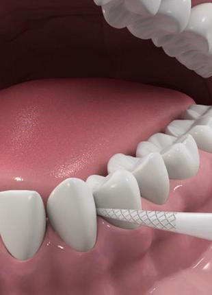 Флосс-зубочистки dentek тройное очищение 150 шт. (047700019055)6 фото