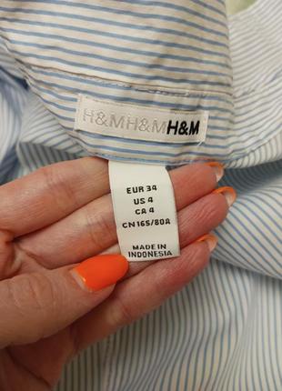 Рубашка h&m размер xs-s сорочка7 фото