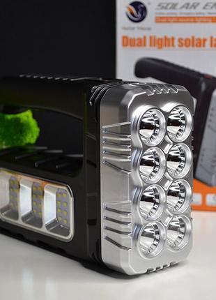 Ліхтар акумуляторний hotter mouse 8 led. ліхтар із повербанком.3 фото