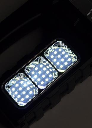 Ліхтар акумуляторний hotter mouse 8 led. ліхтар із повербанком.7 фото